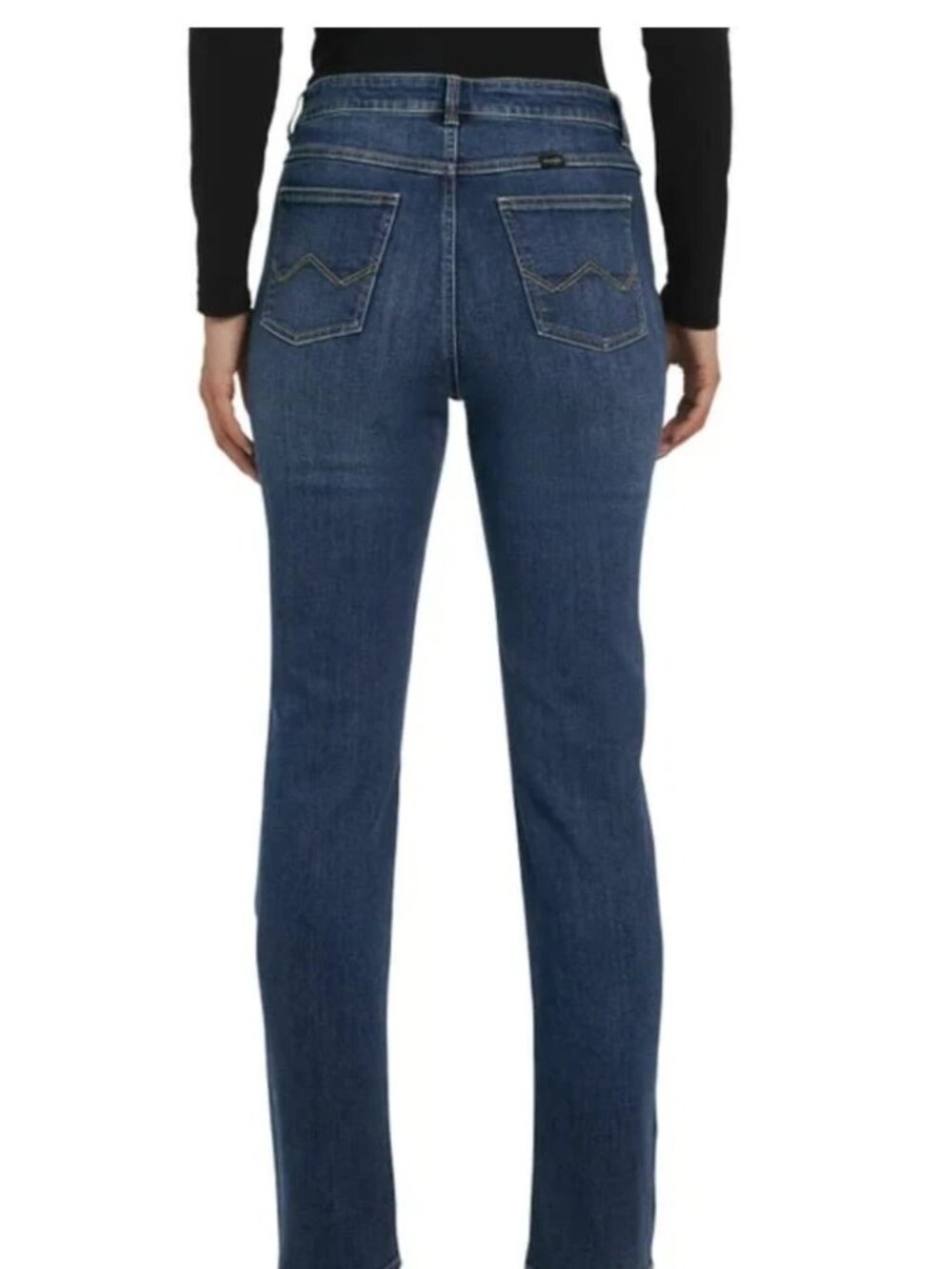 Wrangler Women's Size 16/34 High-Rise Bootcut Jeans Light Blue Stretch Denim,NWT - Picture 6 of 7